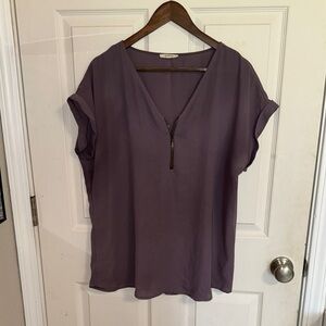 Elegant Women's Top in Purple